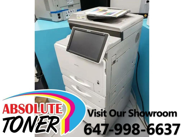 $33/month Ricoh MP C307  Color Laser Multifunction Printer Copy Print Scan Fax REPOSSESSED **LARGEST COPIERS SHOWROOM in Other Business & Industrial in Ontario - Image 3
