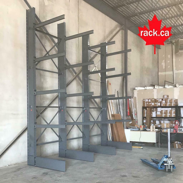 Structural Cantilever Racking In Stock - Made In Canada - Quick Ship Across Canada - Industrial Storage Rack in Other Business & Industrial in Québec - Image 4