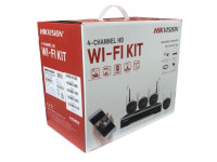 Hikvision 4-Channel 4MP Wi-Fi NVR with 1TB HDD & 4 X 4MP Wi-Fi Bullet Cameras Kit,EKI-K41B44W
