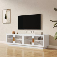 Mercer41 70.87" TV Stand , Modern TV Cabinet & Entertainment Centre With Shelves, Wood Storage Cabinet For Living Room O