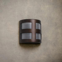 Hokku Designs Coan Ceramic Outdoor Wall Light, LED Bulb Included