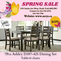 Spring Special sale on Furniture!! Dining Sets on Sale! www.aerys.ca