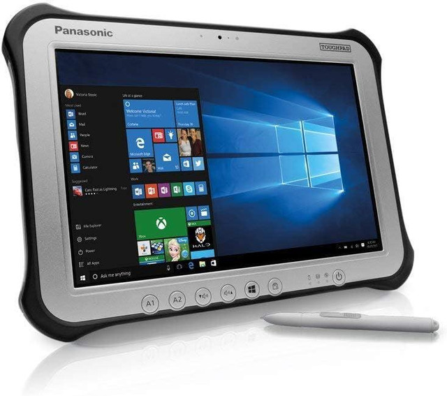 Panasonic Toughbook G1, FZ-G1 MK1, Rugged Tablet, 10.1 WUXGA Multi-Touch + Digitizer, Intel Core i5 2.90GHz, 8GB, 256GB in Laptops