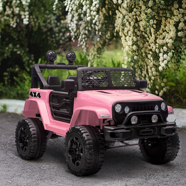 12V BATTERY POWERED KIDS RIDE ON CAR OFF ROAD TRUCK TOY W/ PARENT REMOTE in Toys & Games - Image 3