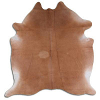 Foundry Select Teag NATURAL HAIR ON Cowhide Rug  BROWN