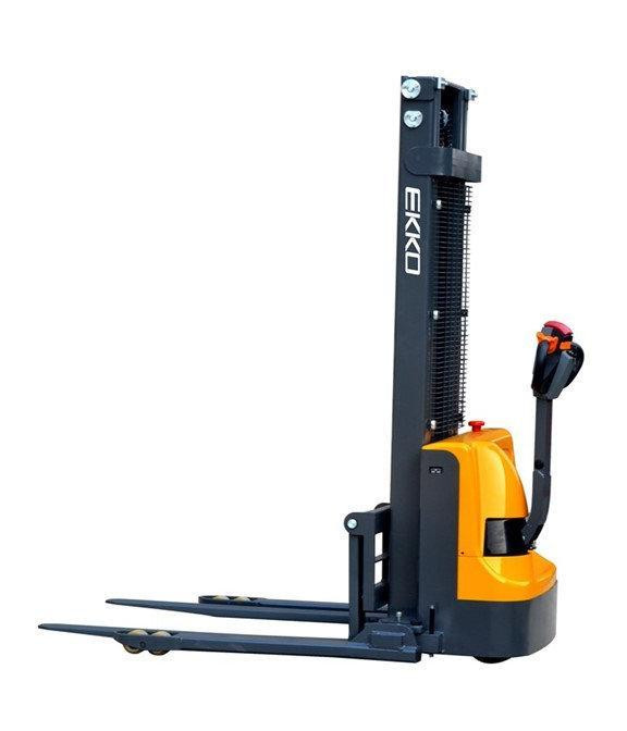 EKKO EB12E Full Powered Straddle Stacker 2640lbs. Cap., 119.4 Height in Other Business & Industrial