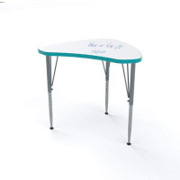 TotMate Manufactured Wood Adjustable Height Collaborative Desk