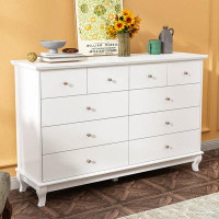 Winston Porter 55.1" Wide Dresser With 10 Drawers