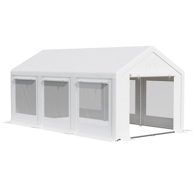 Party Canopy 19.5'x9.7'x9.2' White in Patio & Garden Furniture - Image 2