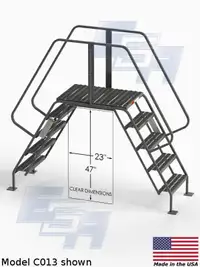 Escalier de liaison de marque EGA fabriqué au USA
