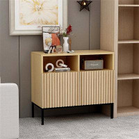 Latitude Run® TV Stand, Entertainment Centers, Corner Storage Cabinet  With Doors And Shelves  For 55 Inch TV-31.69" H x
