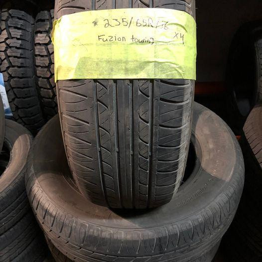 235 65 16 4 Fuzion Used A/S Tires With 75% Tread Left in Tires & Rims in Markham / York Region