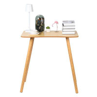 Ebern Designs Computer Desk, Modern Study Desk, Student Small Writing Table, with Solid Legs, Spacious Desktop
