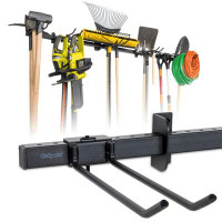 GoSports GoSports Wall Mounted Garage Tool Organizer - Adjustable Storage Rack for Garden and Shop Tools