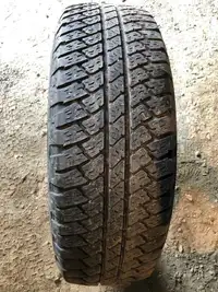 4 pneus dété P255/70R18 112S Bridgestone Dueler A/T RH-S 40.5% dusure, mesure 8-8-9-8/32