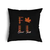The Holiday Aisle® Sweet Fall Accent Pillow with Removable Insert