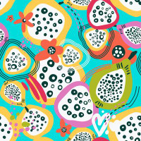 Trinx Fruits And Plants Pattern
