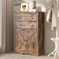 Rubbermaid Farmhouse Dresser For Bedroom, Storage Dressers Organizer, Rustic Tall Chest Of Drawers For Bedroom, Living R