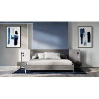 VIG Furniture Cefalu Faux Concrete & Grey Bed