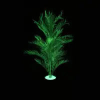 Vintage Home 48" Tall Fluorescent (Glow In The Dark) Palm Tree W/Planter