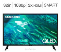 Télévision QLED 32 POUCE QN32Q50AAFXZC 1080P HD Smart TV Wi-Fi Samsung - ON EXPÉDIE PARTOUT AU QUÉBEC !