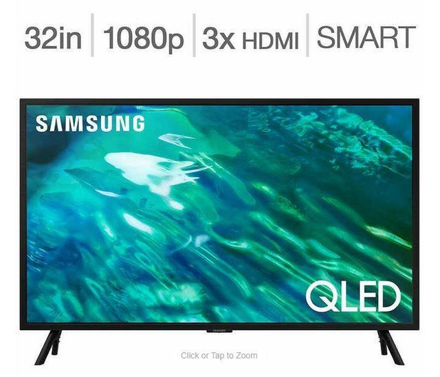 Télévision QLED 32 POUCE QN32Q50AAFXZC 1080P HD Smart TV Wi-Fi Samsung - ON EXPÉDIE PARTOUT AU QUÉBEC ! in TVs in Québec