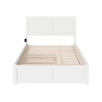 Red Barrel Studio Bhawana Full Size Solid Wood Bed with Full Size Trundle Bed