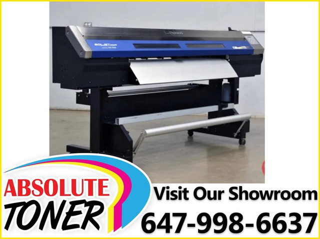 $198.63/Month - 10/10 Condition LIKE NEW ROLAND SOLJET PRO III 54 Plotter Eco-Solvent Large Wide Format Printer/Cutter in Printers, Scanners & Fax in City of Toronto
