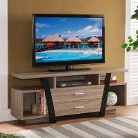 17 Stories Wooden Entertainment TV Stand