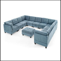 Latitude Run® Modular Sectional Sofa Includes Single Chairs