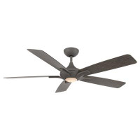 Modern Forms Mykonos 5 - Blade Outdoor LED Smart Standard Ceiling Fan with Remote Control and Light Kit Included