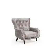 East Urban Home Cristopher 33.07" W Tufted Polyester Armchair
