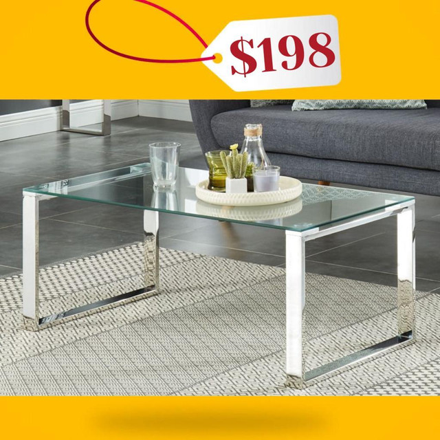 Lowest Price Glass Coffee Table Sale !! in Coffee Tables in City of Toronto - Image 3