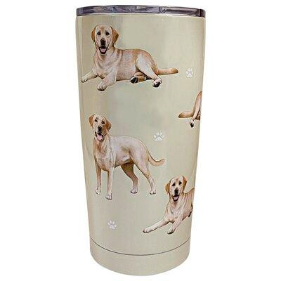 E&S Pets Beagle Serengeti 16 Oz. Stainless Steel, Vacuum Insulated Tumbler With Spill Proof Lid - 3D Print - Insulated T in Vacuums