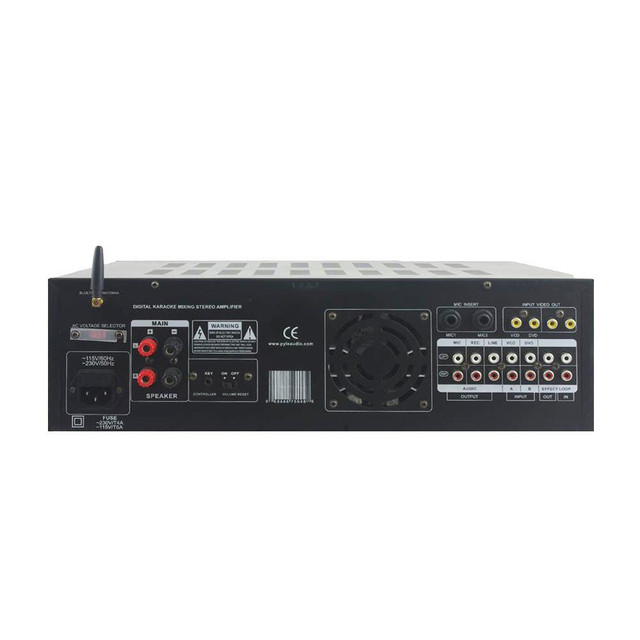 Pyle PMXAKB2000 Bluetooth Stereo Mixer Karaoke Amplifier in Pro Audio & Recording Equipment in Ontario - Image 3