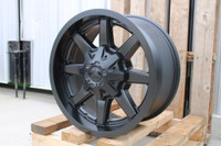 20x14 Fuel D436 Maverick Matte Black Wheels