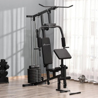 MULTIFUNCTION HOME POWER EXERCISE GYM SYSTEM WEIGHT TRAINING EXERCISE WORKOUT STATION FITNESS STRENGTH MACHINE FOR WHOLE