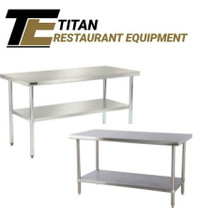 Table En Acier Inoxydable Commercial! Stainless Steel Commercial Tables! NSF Certified! Brand New!