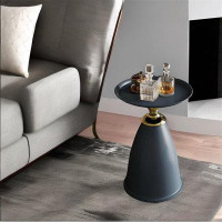 House of Hampton Minimalist Round Side Table,luxury Design Iron End Table