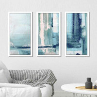 Made in Canada - Ebern Designs 'Miss The Sea I' Acrylic Painting Print Multi-Piece Image