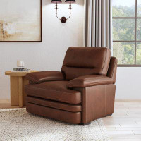 Flexsteel Donovan Leather Upholstered Club Chair