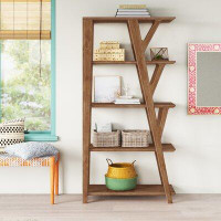 Mistana™ Lana 72'' H x 36'' W Solid Wood Etagere Bookcase