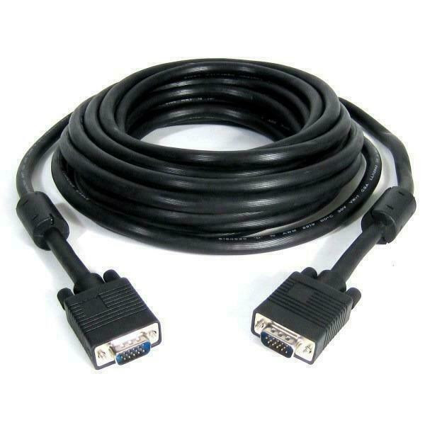 75 ft. TechCraft Coaxial High Resolution VGA-SVGA Monitor Cable with Ferrite - Black in Cables & Connectors in Ontario