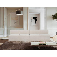Meridian Furniture USA Ollie 120'' Modular CAL117 Compliant Sofa