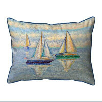 East Urban Home Sailing By Indoor/Outdoor Pillow