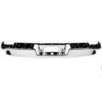 Bumper Face Bar Rear Gmc Sierra 1500 Limited 2019 Chrome With Corner Step Without Sensor , GM1102558
