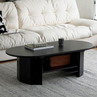 HIGH CHESS Light luxury solid wood coffee table Simple modern living room home coffee table