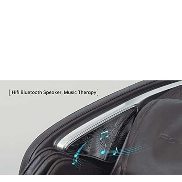 NEW 3D DELUXE MASSAGE CHAIR FULL BODY BLUETOOTH REMOTE BLACK ARM3DBL in Other in Alberta - Image 4