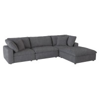 Latitude Run® Holofernes Gray Modular 4-Piece Modular Sofa Chaise