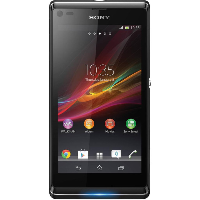SONY XPERIA L C2104 ANDROID TELEPHONE INTELLIGENT UNLOCKED DEBLOQUE CELLULAIRE CELL PHONE FIDO ROGERS CHATR TELUS BELL in Cell Phones in City of Montréal